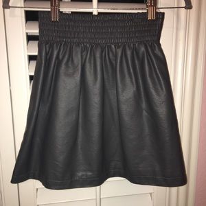 Leather skirt